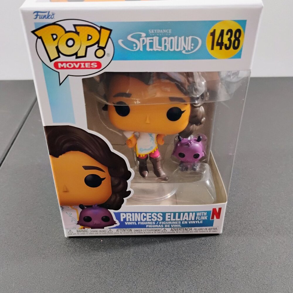 Funko Pop! Movies Vinyl Figurine #1438 Princess Ellian with Flink (Spellbound)